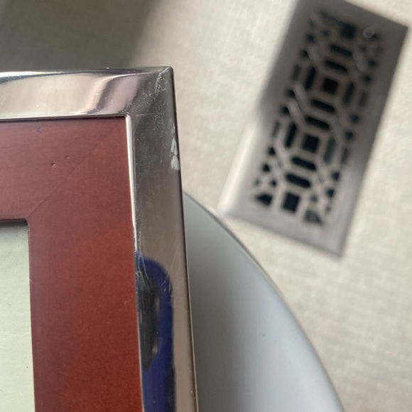 PhillipWhitneyLTD Silverplate and Hand Finished Hardwood 5x7” Picture Frame - Picture 4 of 4